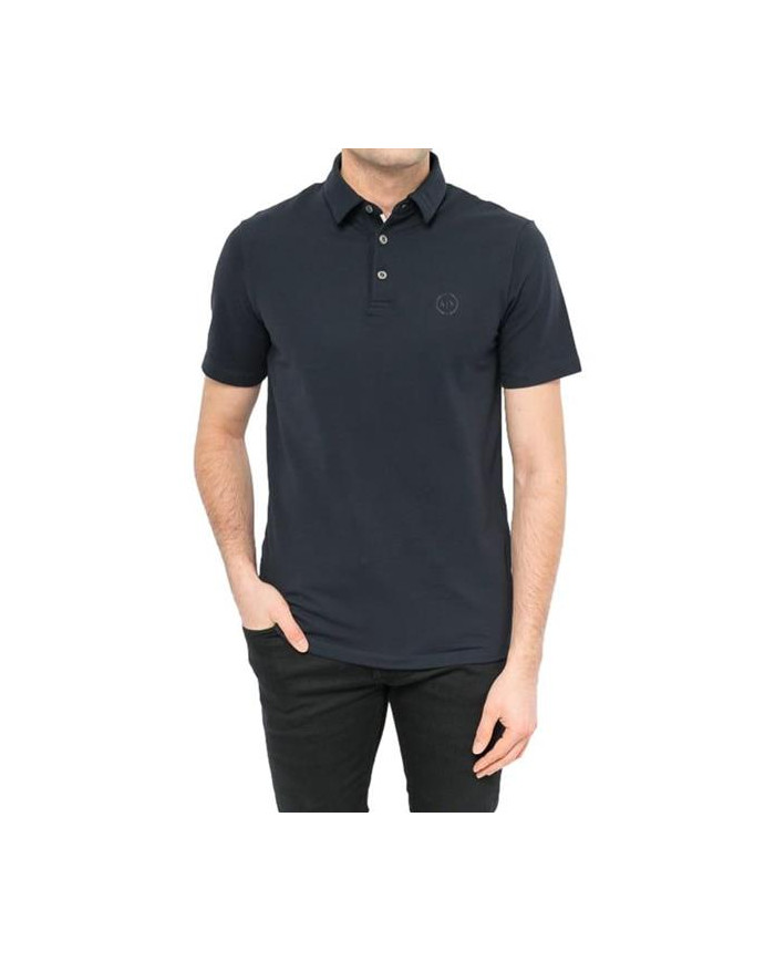 Koszulka męska Armani Exchange POLO 8NZF78-ZJ81Z-1510 Czarna - Sklep online Mastersport