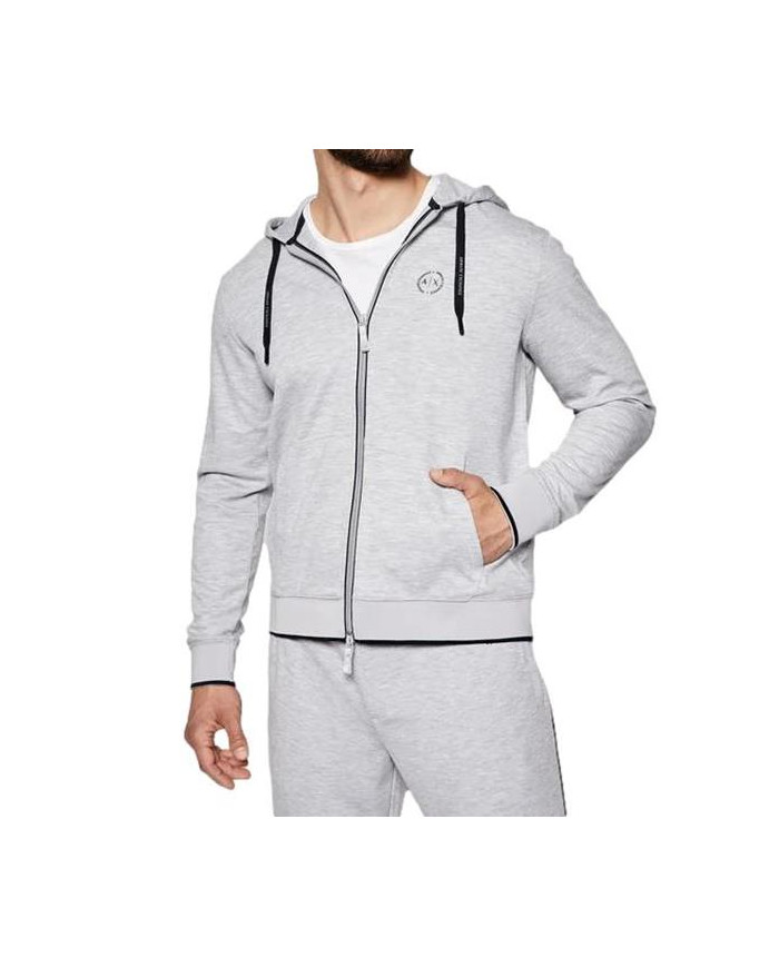 Bluza męska Armani Exchange FELPA 8NZM74-Z9N1Z-3929 Szara - Sklep online Mastersport