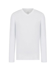 Koszulka męska Armani Exchange T-SHIRT 8NZM99-ZJA5Z-1100 Biała - Sklep online Mastersport