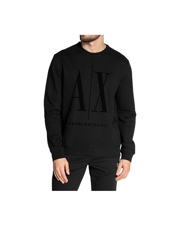 Bluza męska Armani Exchange FELPA 8NZMPD-ZJ1ZZ-1200 Czarna - Sklep online Mastersport