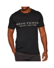 Koszulka męska Armani Exchange T-SHIRT 8NZT72-Z8H4Z-1510 Niebieska - Sklep online Mastersport