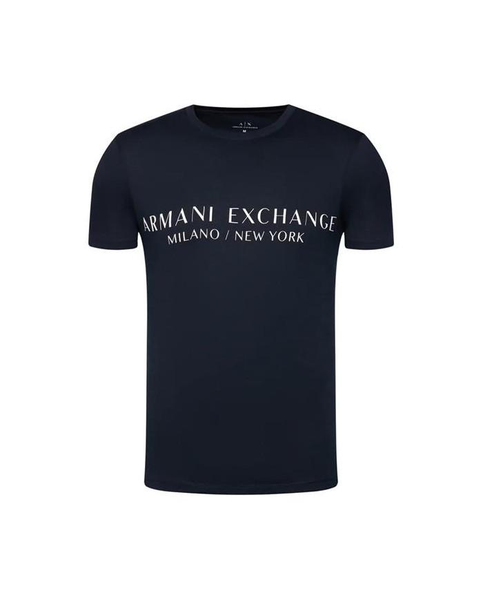 Koszulka męska Armani Exchange T-SHIRT 8NZT72-Z8H4Z-1510 Niebieska - Sklep online Mastersport
