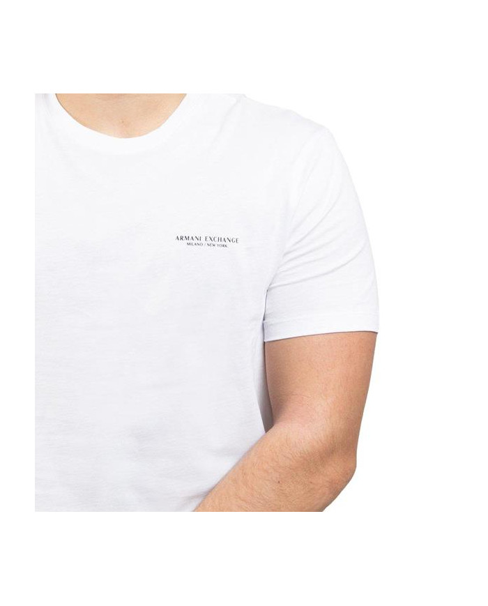Koszulka męska Armani Exchange T-SHIRT 8NZT91-Z8H4Z-1100 Biała - Sklep online Mastersport