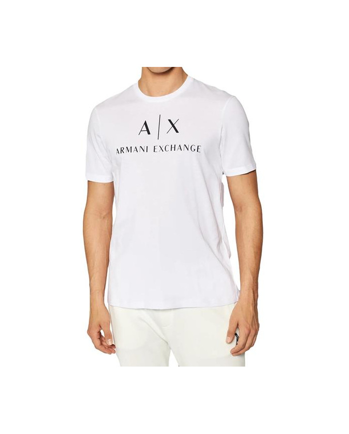 Koszulka męska Armani Exchange T-SHIRT 8NZTCJ-Z8H4Z-1100 Biała - Sklep online Mastersport