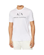 Koszulka męska Armani Exchange T-SHIRT 8NZTCJ-Z8H4Z-1100 Biała - Sklep online Mastersport