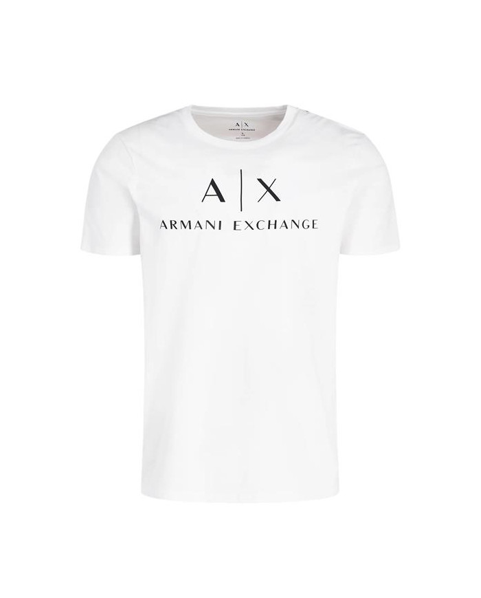 Koszulka męska Armani Exchange T-SHIRT 8NZTCJ-Z8H4Z-1100 Biała - Sklep online Mastersport