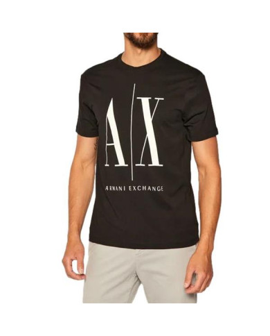 Koszulka męska Armani Exchange T-SHIRT 8NZTPA-ZJH4Z-1200 Czarna - Sklep online Mastersport