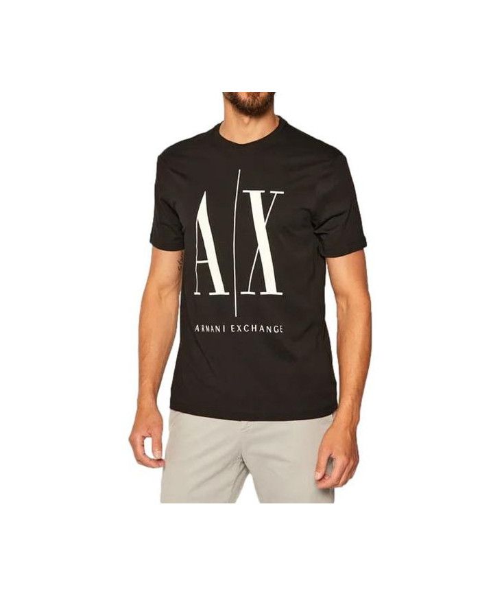 Koszulka męska Armani Exchange T-SHIRT 8NZTPA-ZJH4Z-1200 Czarna - Sklep online Mastersport
