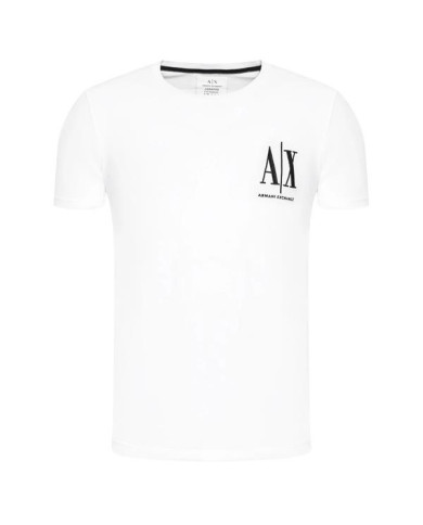 Koszulka męska Armani Exchange T-SHIRT 8NZTPH-ZJH4Z-1100 Biała - Sklep online Mastersport