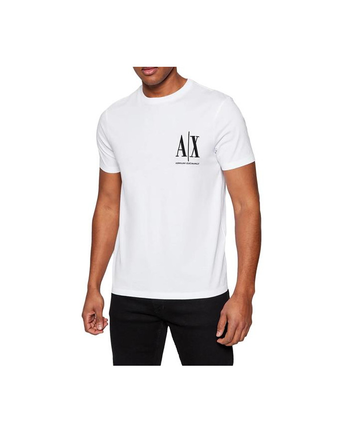 Koszulka męska Armani Exchange T-SHIRT 8NZTPH-ZJH4Z-1100 Biała - Sklep online Mastersport