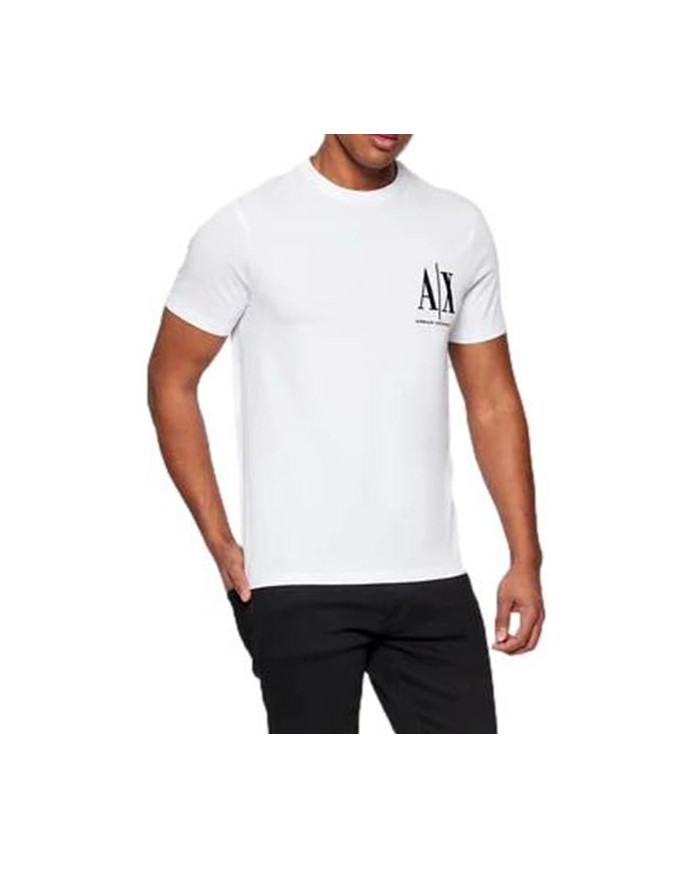 Koszulka męska Armani Exchange T-SHIRT 8NZTPH-ZJH4Z-1100 Biała - Sklep online Mastersport