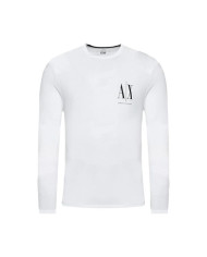 Koszulka męska Armani Exchange T-SHIRT 8NZTPL-ZJH4Z-1100 Biała - Sklep online Mastersport