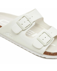 Klapki damskie ONeill SANDY SLIDER WOMEN LOW 9024101802A Białe - Sklep online Mastersport