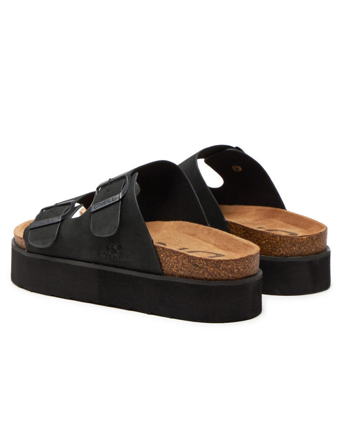 Klapki damskie ONeill PLATFORM SLIDER WOMEN LOW 9024101925Y Czarne - Sklep online Mastersport
