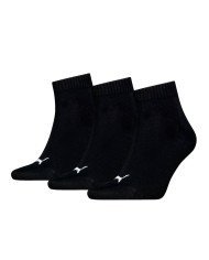 Skarpetki męskie Puma UNISEX QUARTER PLAIN 3P 93858906 Czarne - Sklep online Mastersport