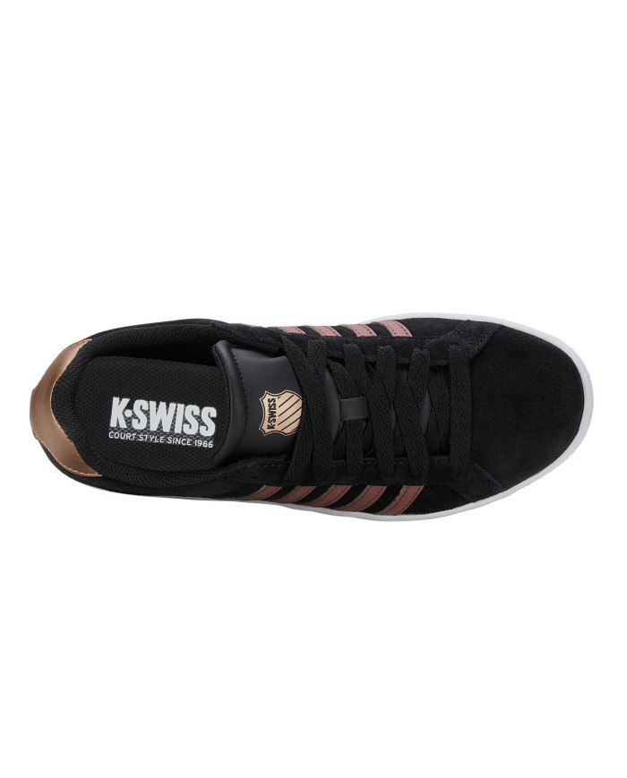 Buty damskie K-Swiss COURT TIEBREAK SDE 97012-091-M Czarne - Sklep online Mastersport