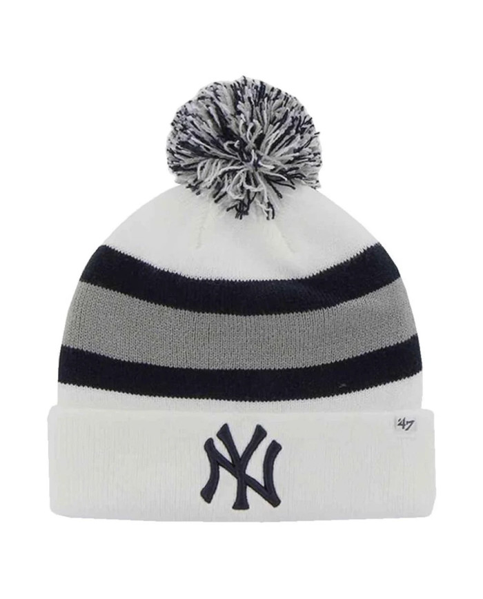 Czapka 47 Brand NEW YORK YANKEES CUFF KNIT B-BRKAW17ACE-WH Biała - Sklep online Mastersport