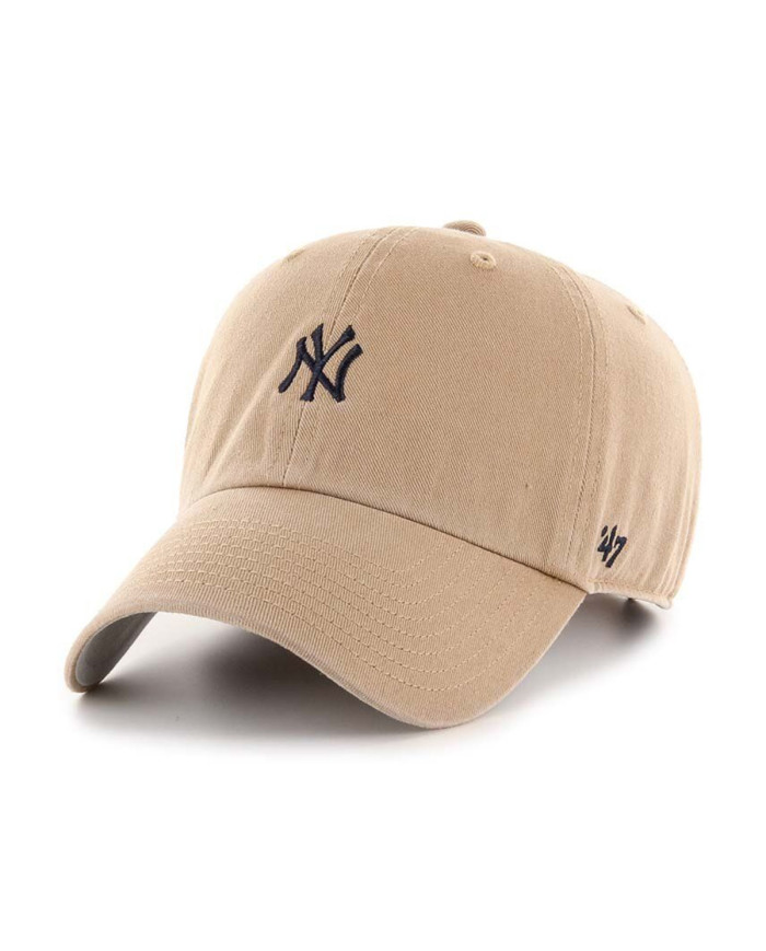 Czapka 47 Brand MLB New York Yankees BASE RUNNER 47 Clean Up B-BSRNR17GWS-KHA Beżowa - Sklep online Mastersport