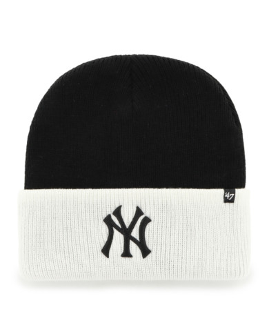 Czapka 47 Brand NEW YORK YANKEES CUFF KNIT B-CAMPS17ACE-BKA Biała - Sklep online Mastersport