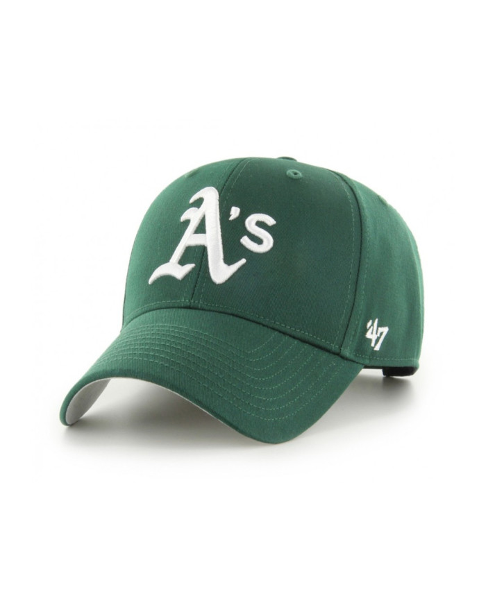 Czapka 47 Brand MLB Oakland Athletics Raised Basic 47 MVP B-RAC18CTP-DG Zielona - Sklep online Mastersport