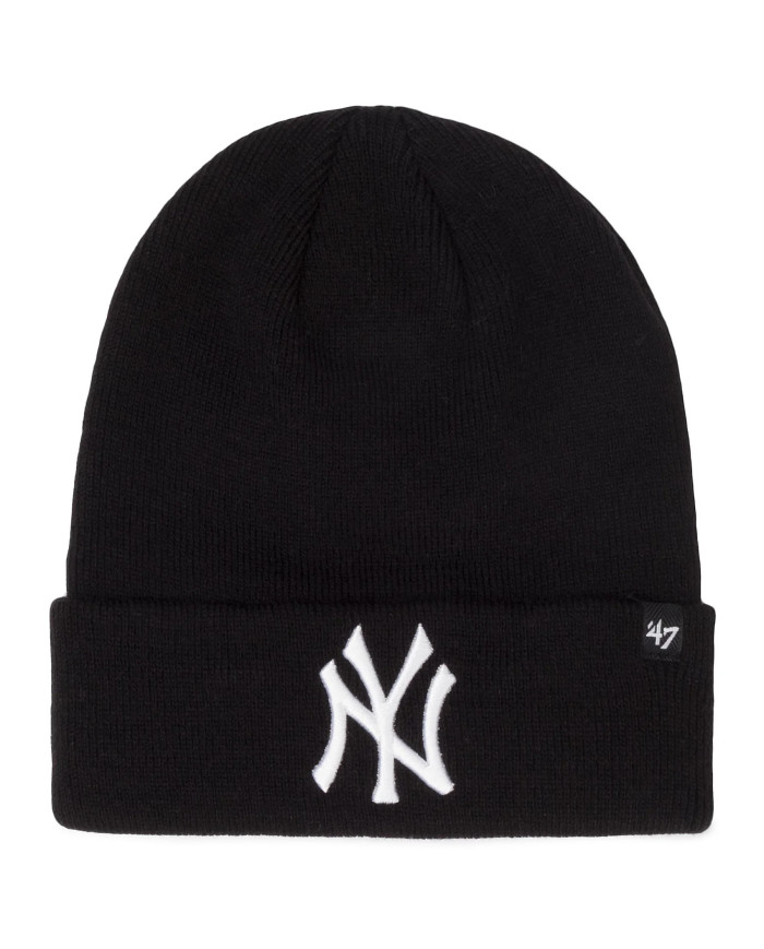 Czapka 47 Brand MLB NEW YORK YANKEES RAISED 47 CUFF NKIT B-RKN17ACE-BKA Czarna - Sklep online Mastersport