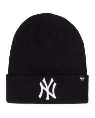 Czapka 47 Brand MLB NEW YORK YANKEES RAISED 47 CUFF NKIT B-RKN17ACE-BKA Czarna - Sklep online Mastersport
