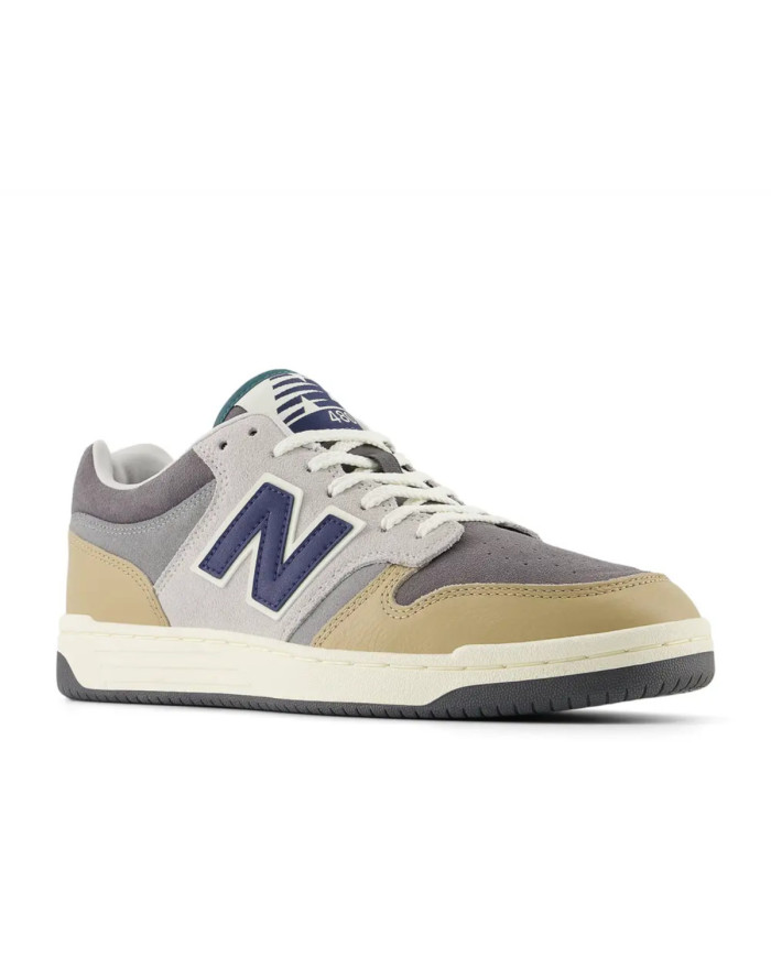 Buty męskie New Balance NB 480 BB480LGB Szare - Sklep online Mastersport