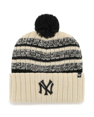Czapka 47 Brand MLB NEW YORK YANKEES COOPERSTOWN TAVERN 47 CUFF KNIT BCPTN-TAVRN17ACE-NT1 Beżowa - Sklep online Mastersport