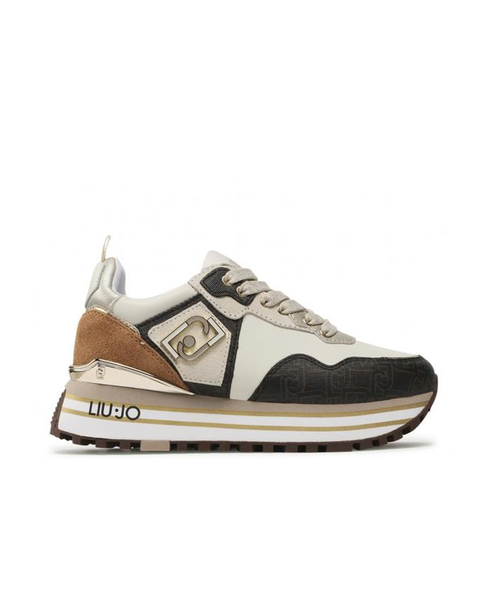 Buty damskie Liu Jo WONDER 01 BF2095PX141 Beżowe - Sklep online Mastersport