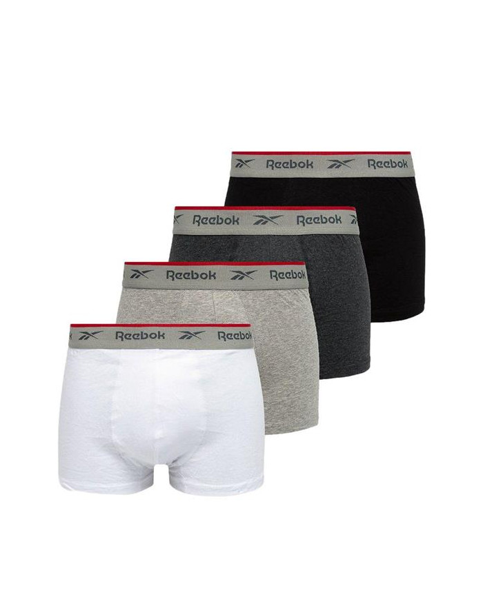 Bielizna męska Reebok TRUNK OVETT 4PK C82712 Biała - Sklep online Mastersport