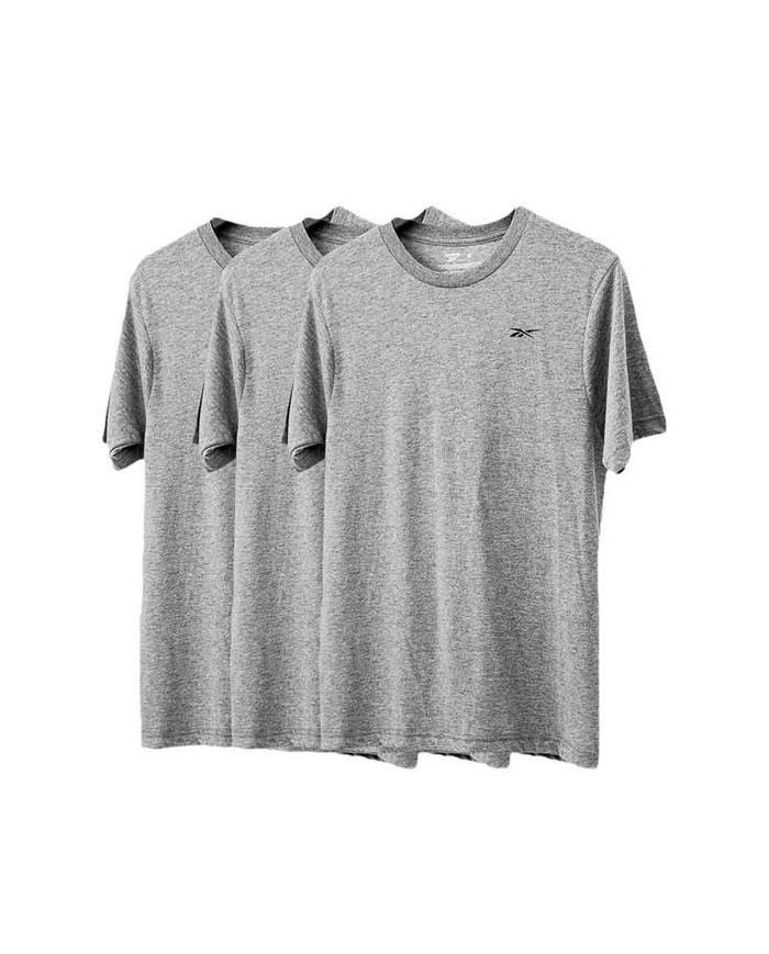Koszulka męska Reebok CREW NECK TEE SANTO 3PACK C82730 Szara - Sklep online Mastersport