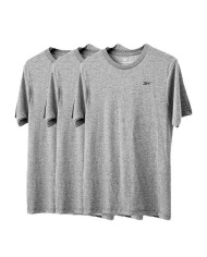 Koszulka męska Reebok CREW NECK TEE SANTO 3PACK C82730 Szara - Sklep online Mastersport