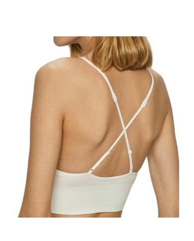 Koszulka damska Reebok SEAMLESS BRA TERRI C95130 Biała - Sklep online Mastersport