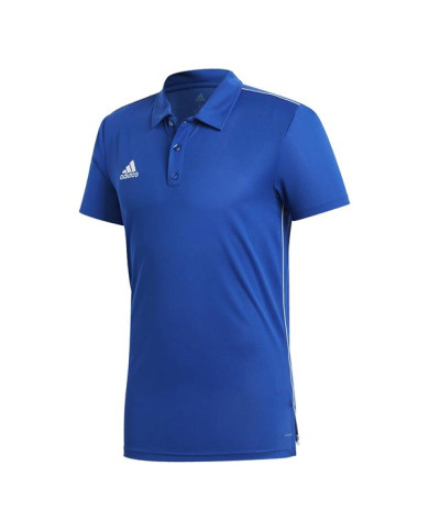 Koszulka męska adidas Performance CORE18 POLO CV3590 Niebieska - Sklep online Mastersport