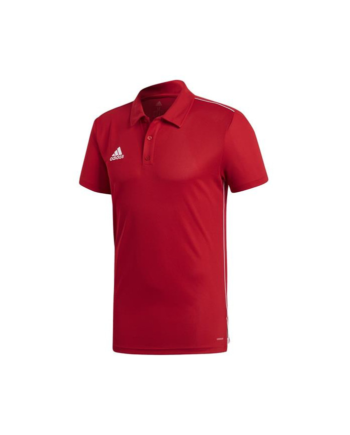 Koszulka męska adidas Performance CORE18 POLO CV3591 Czerwona - Sklep online Mastersport