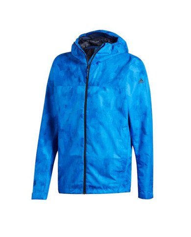 Kurtka męska adidas Performance WANDERTAG AOP CY8850 Niebieska - Sklep online Mastersport
