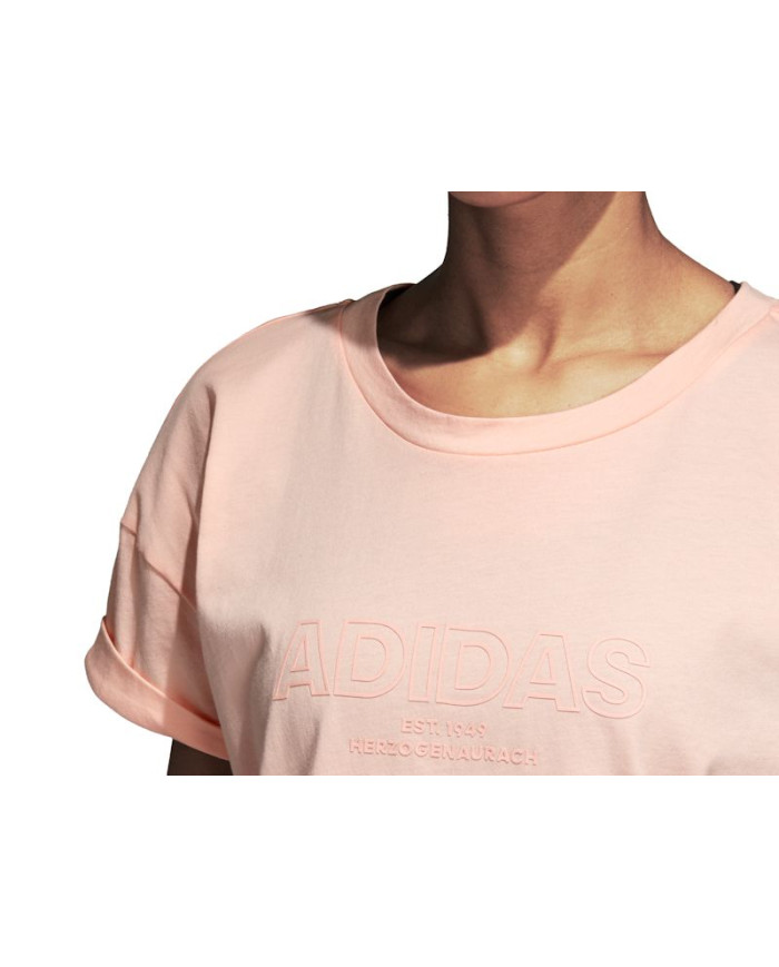 Koszulka damska adidas Performance ESS ALLCAP T CZ5693 Różowa - Sklep online Mastersport