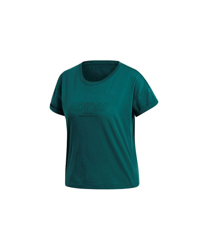 Koszulka damska adidas Performance ESS ALLCAP T CZ5694 Zielona - Sklep online Mastersport