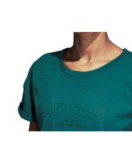Koszulka damska adidas Performance ESS ALLCAP T CZ5694 Zielona - Sklep online Mastersport