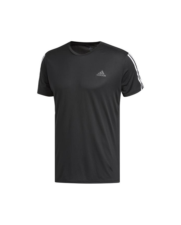 Koszulka męska adidas Performance RUN IT TEE 3S M DM1665 Czarna - Sklep online Mastersport