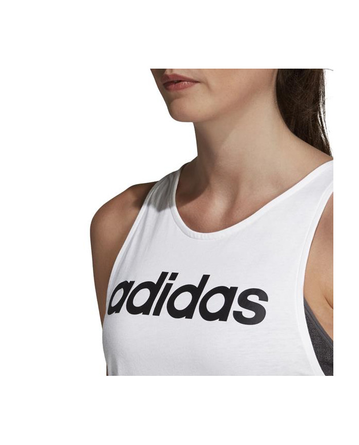 Koszulka damska adidas Performance W E LIN LOOS TK DP2360 Biała - Sklep online Mastersport