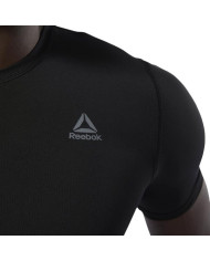 Koszulka męska Reebok WOR SL SS SLD COMP DP6163 Czarna - Sklep online Mastersport