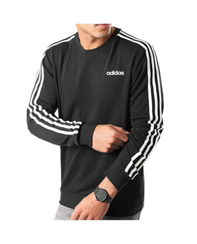 Bluza męska adidas Core E 3S CREW FT DQ3083 Czarna - Sklep online Mastersport