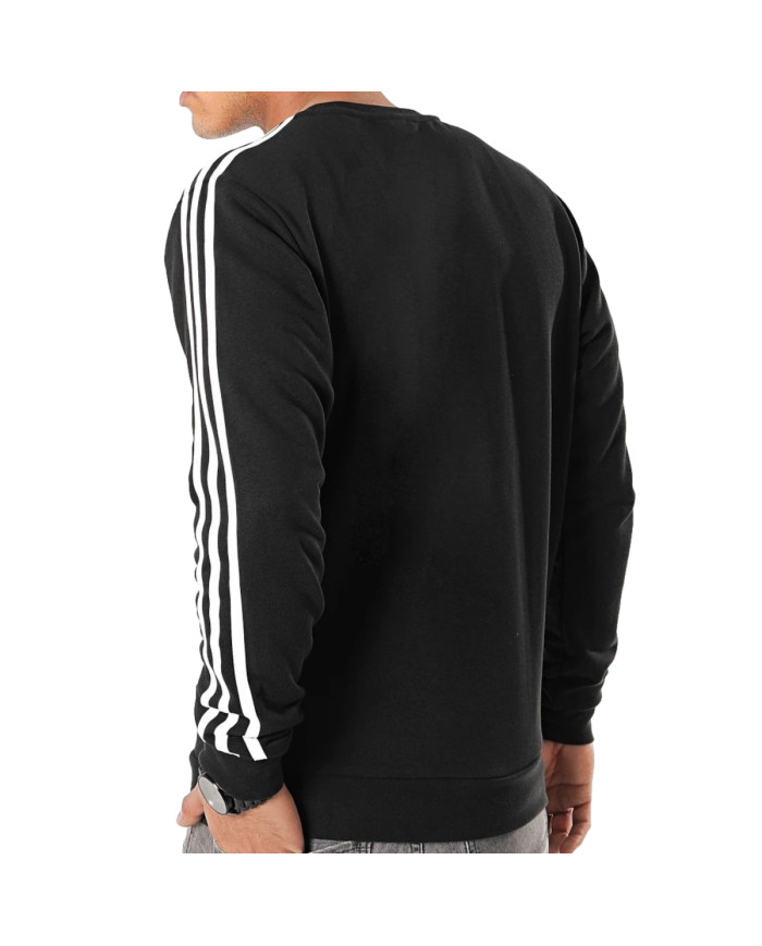 Bluza męska adidas Core E 3S CREW FT DQ3083 Czarna - Sklep online Mastersport