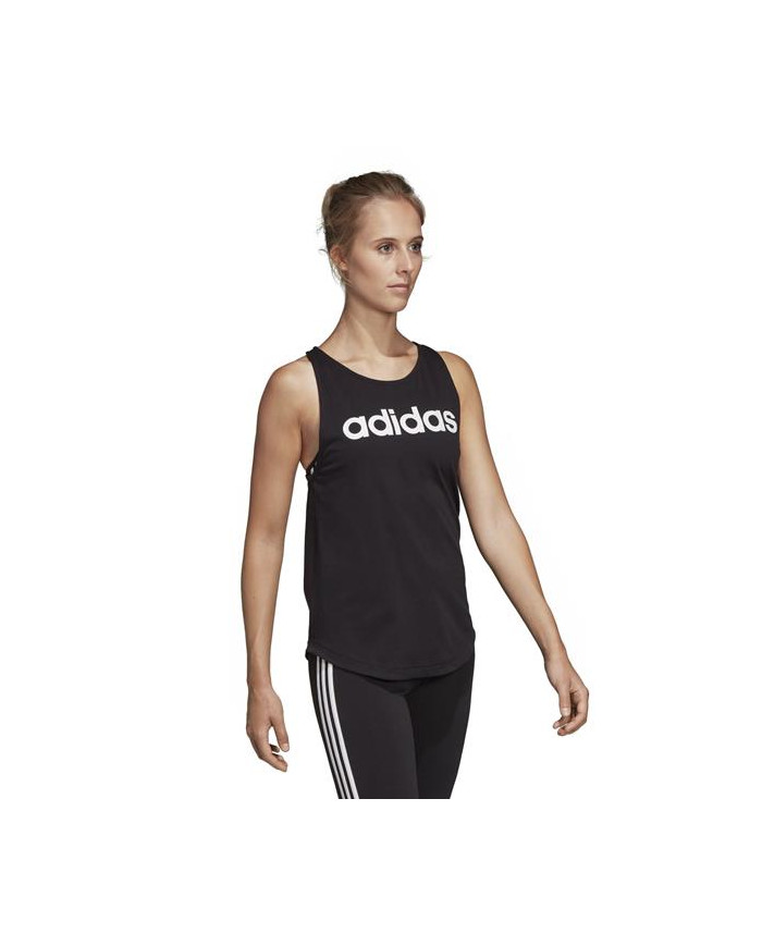 Koszulka damska adidas Performance W E LIN LOOS TK DU7003 Czarna - Sklep online Mastersport