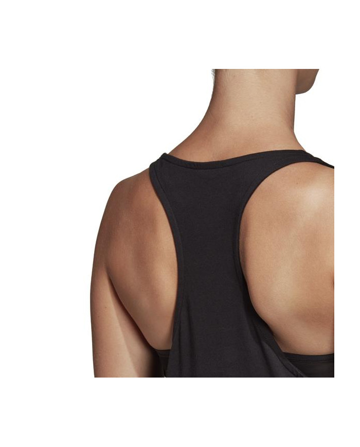 Koszulka damska adidas Performance W E LIN LOOS TK DU7003 Czarna - Sklep online Mastersport