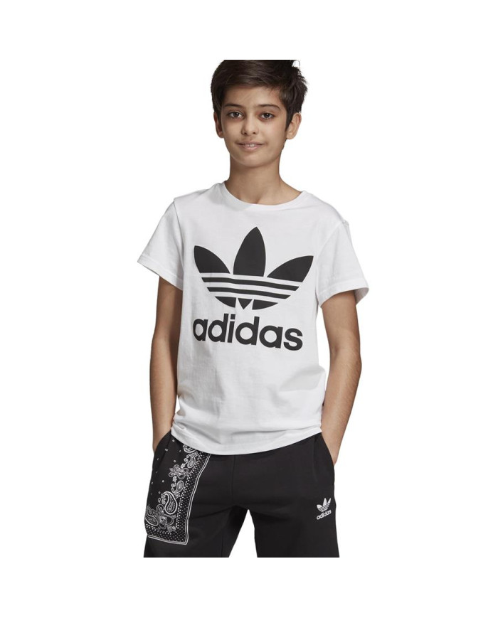 Koszulka dziecięca adidas Originals TREFOIL TEE DV2904 Biała - Sklep online Mastersport
