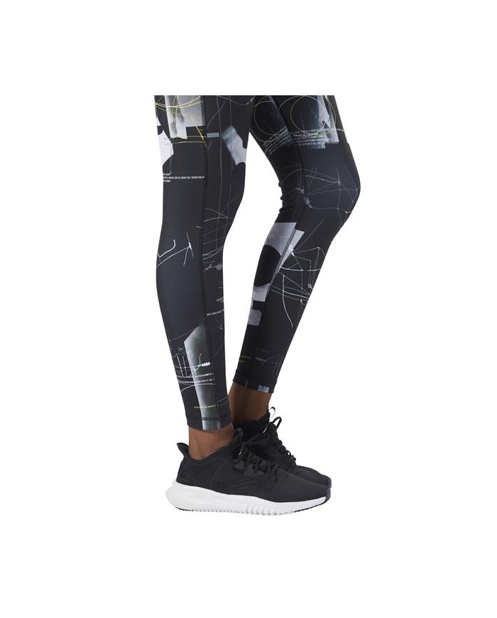 Spodnie damskie Reebok WOR AOP TIGHT DY8097 Wielokolorowe - Sklep online Mastersport