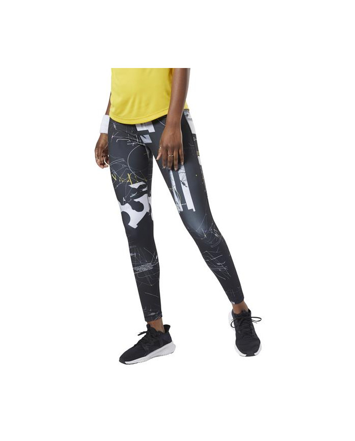 Spodnie damskie Reebok WOR AOP TIGHT DY8097 Wielokolorowe - Sklep online Mastersport