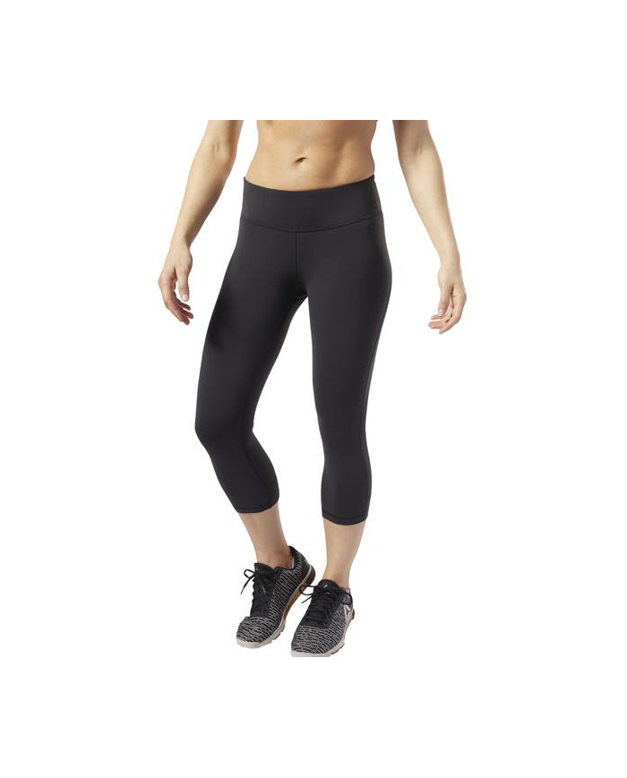 Spodnie damskie Reebok OS LUX 3/4 TIGHT 2.0 DY8149 Czarne - Sklep online Mastersport